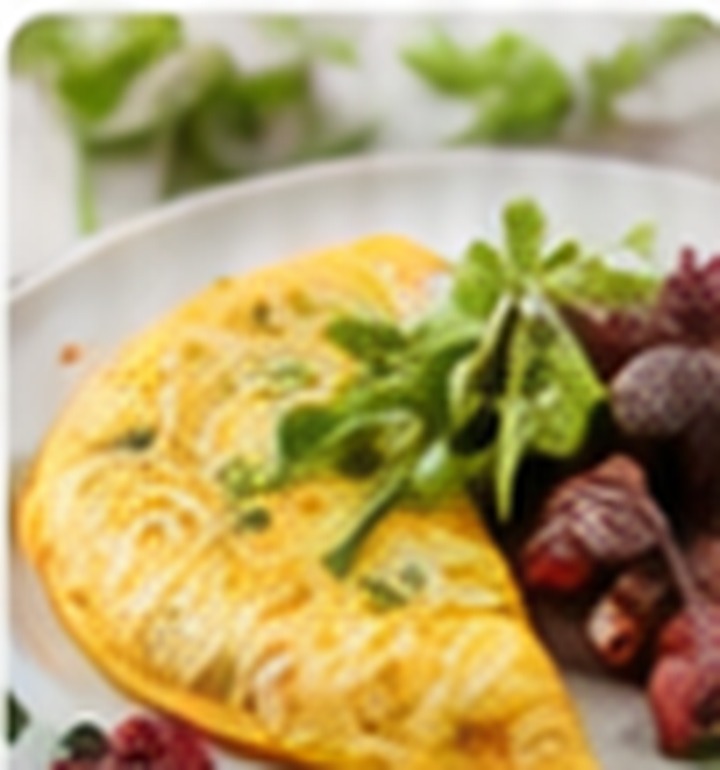 Tortilla elaborada con albúmina de huevo